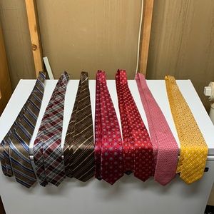 Button-down TIE LOT (7 ties)